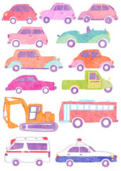 かわいい車のイラストセット © みのり 白川