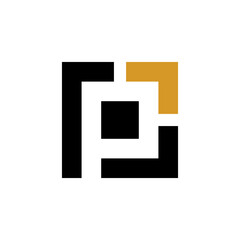 Letter P  logo Growth logo vector design illustration
