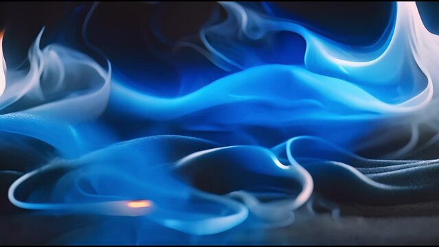 Abstract Fluid Blue color shapes. Pastel Colored Background