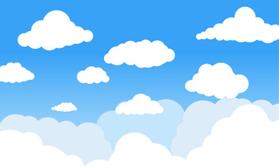 cloudy and Blue sky background