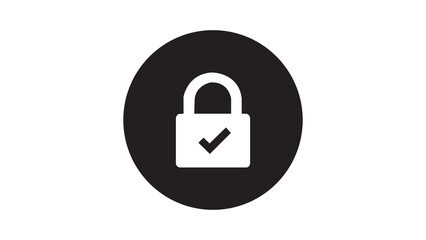 Lock icon button