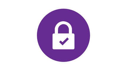 Lock icon button