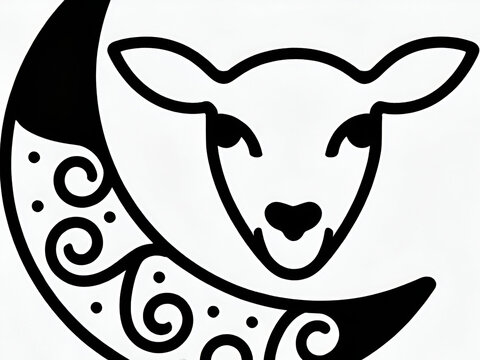 "Eid Mubarak: Crescent Goat's Zul Hijjah Moon Sighting"