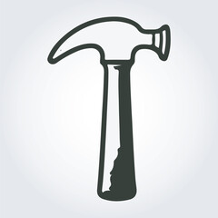 hammer logo icon