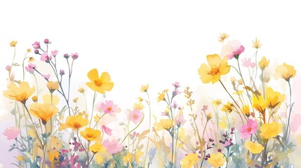 Vintage spring flower illustration, remixed from public domain artworks  ,Generative ai,