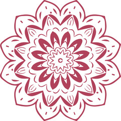 Beautiful mandala art, vector mandala design