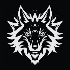majestic wolf head logo, wolf logo, wolf head, lion head logo, lion logo, wolf head t shirt design	