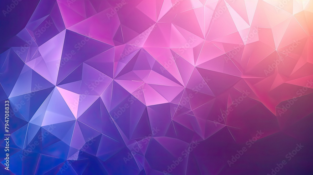 Poster geometric background with polygonal shapes and gradients