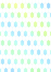 Hexagonal honeycomb shaped illustration background