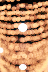 abstract defocused background of nightlights, lens effect