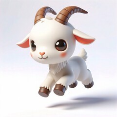 3D goat chibi