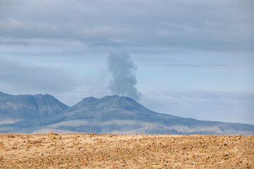 landscape of volcano