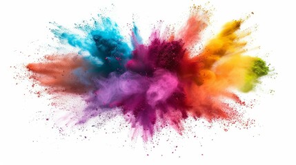color powder explosion, AI Generative