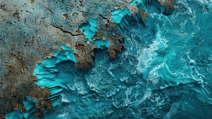 abstract blue texture rough background 