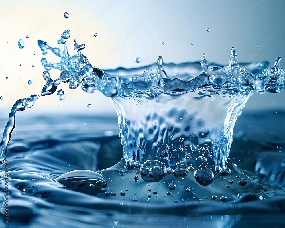 Poster generative ai : surface stratification determines the interfacial water structure