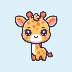 Giraffe vector illustration icon