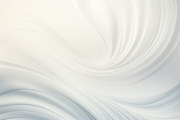 abstract white background with smooth lines in it, 3d render