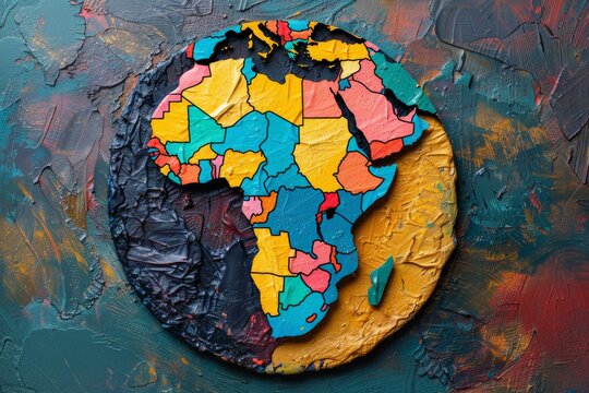 A circle featuring the map of Africa symbolizes Black History Month, honoring the rich heritage and contributions of African culture and people worldwide.






