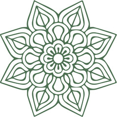 Beautiful mandala art, vector mandala design