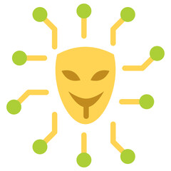 hacker flat icon