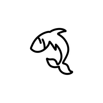 recommend clip art: Hand drawn fish line