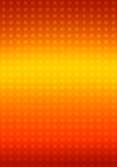 
Red and yellow gradient background with dots.