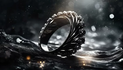 Poster Black ring looking cool © MeerAftab