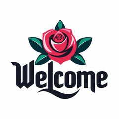 Welcome text vector (26)