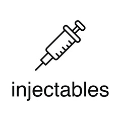 injection icon set illustration