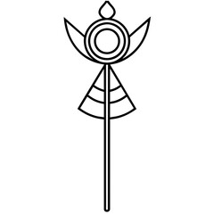 T-shirt Design Vector simple-ra-staff-minimal-artwork - Vector - Vector art - Vector illustration - Vector design - Latest Vector - Ultimate Vector - Premium Vector - Vector pro - Premium illustration