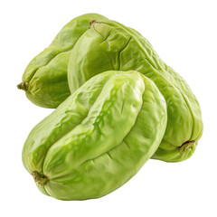 Fototapeta premium Chayote displayed on a transparent background