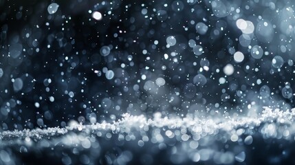 Snow-covered surface with abundant snow