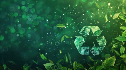The Green Cycle - green background