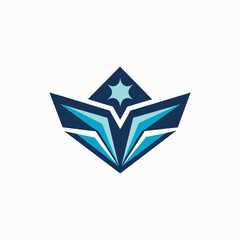 Logo corporate abstract harmony captures the essence of design combining shape and color