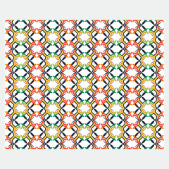 Flat design colorful geometric pattern