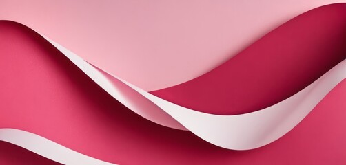 Graceful Pink Ripples: A Serenade of Abstract Elegance
