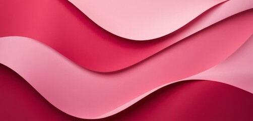Mesmerizing Pink Symphony: Dive into Abstract Wave Patterns