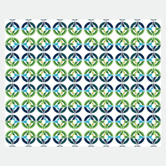 Flat design colorful geometric pattern