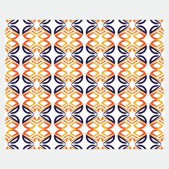 Flat design colorful geometric pattern