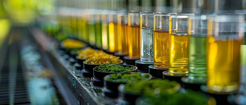 Summary of algae types with oil content for biofuel production. Concept Algae types, oil content, biofuel production,
