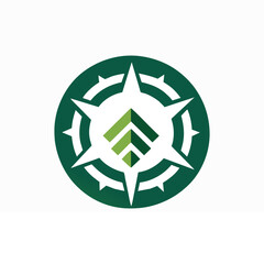 Logo corporate abstract harmony captures the essence of design combining shape and color