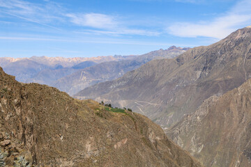 Andes mountains in Peru