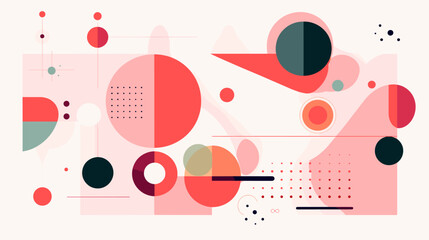 Obraz premium Concept vector illustration of presentation background.