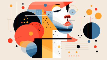 Concept vector illustration of presentation background.