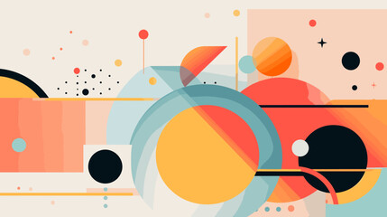Concept vector illustration of presentation background.