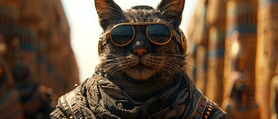 Cat activates time machine travels to ancient Egypt helps feline pharaohs. Concept Fantasy, Time Travel, Ancient Egypt, Cats, Pharaohs