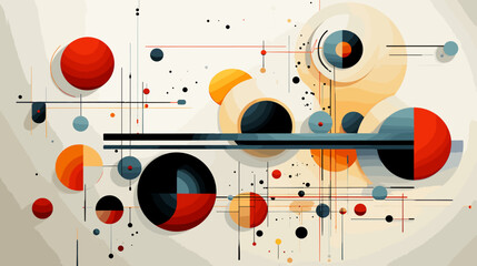 Concept vector illustration of presentation background.