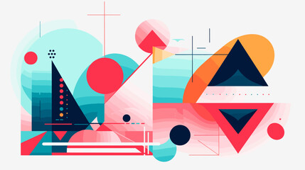 Concept vector illustration of presentation background.