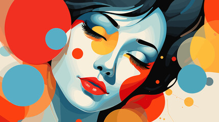 Concept vector illustration of presentation background.