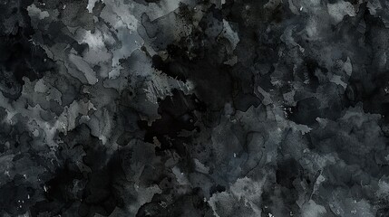 black faded watercolor textured wash